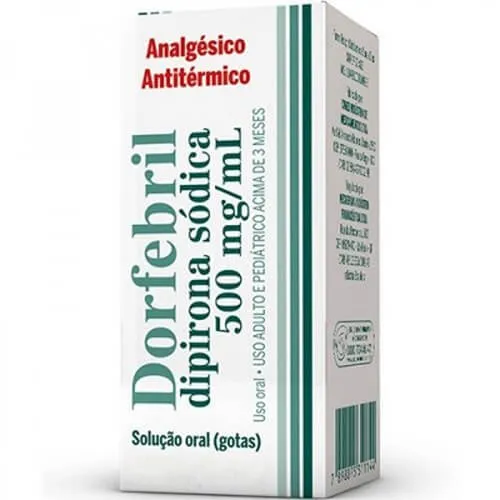 Dorfebril 500mg/mL Solução Oral 10mL