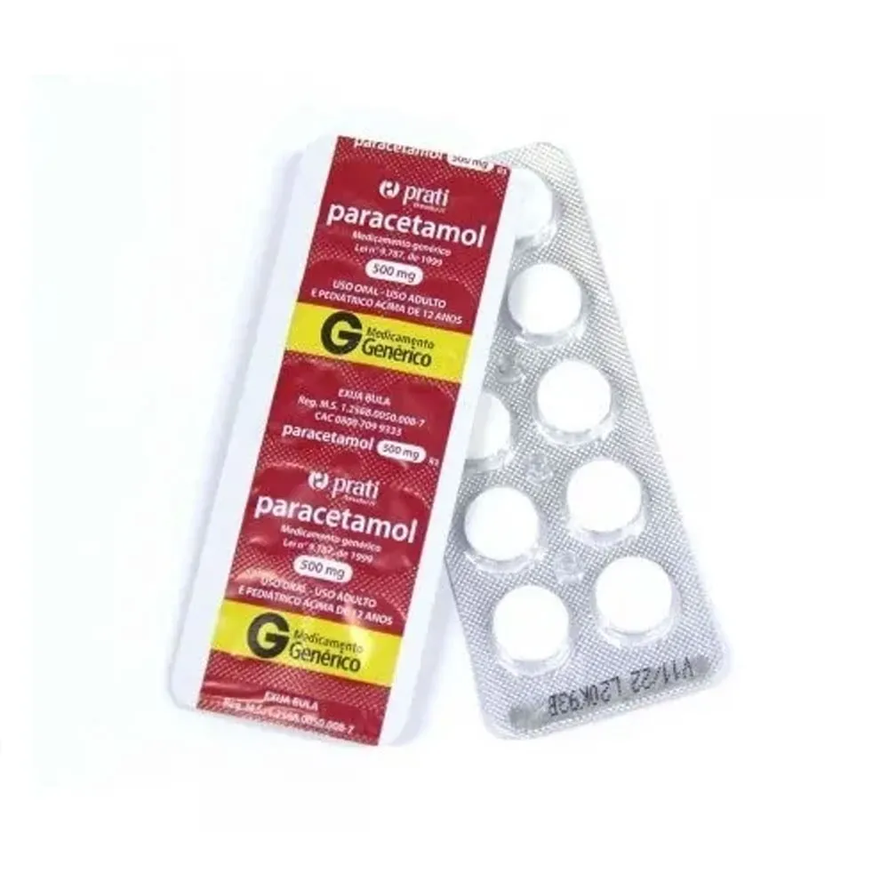 Paracetamol 500mg 10 Comprimidos Revestidos