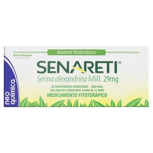 Senareti 29mg 20 Comprimidos Revestidos