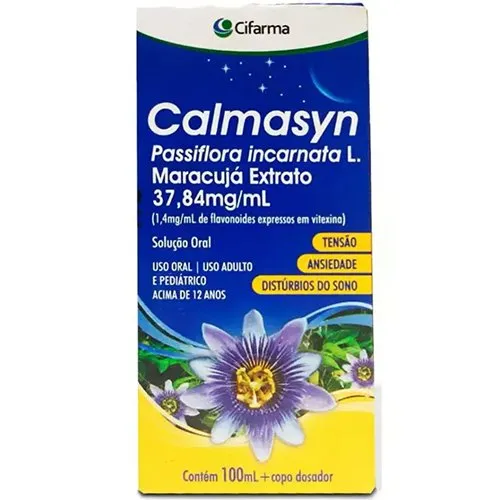 Calmasyn 34,8mg/mL Solução Oral 100mL Cifarma