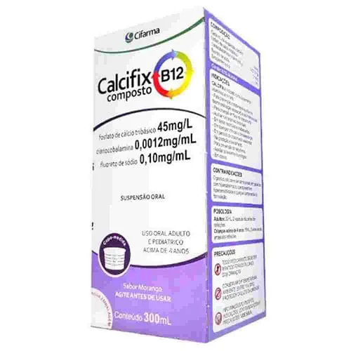 Calcifix Composto B12 Suspensão Oral 300ml + Copo medidor