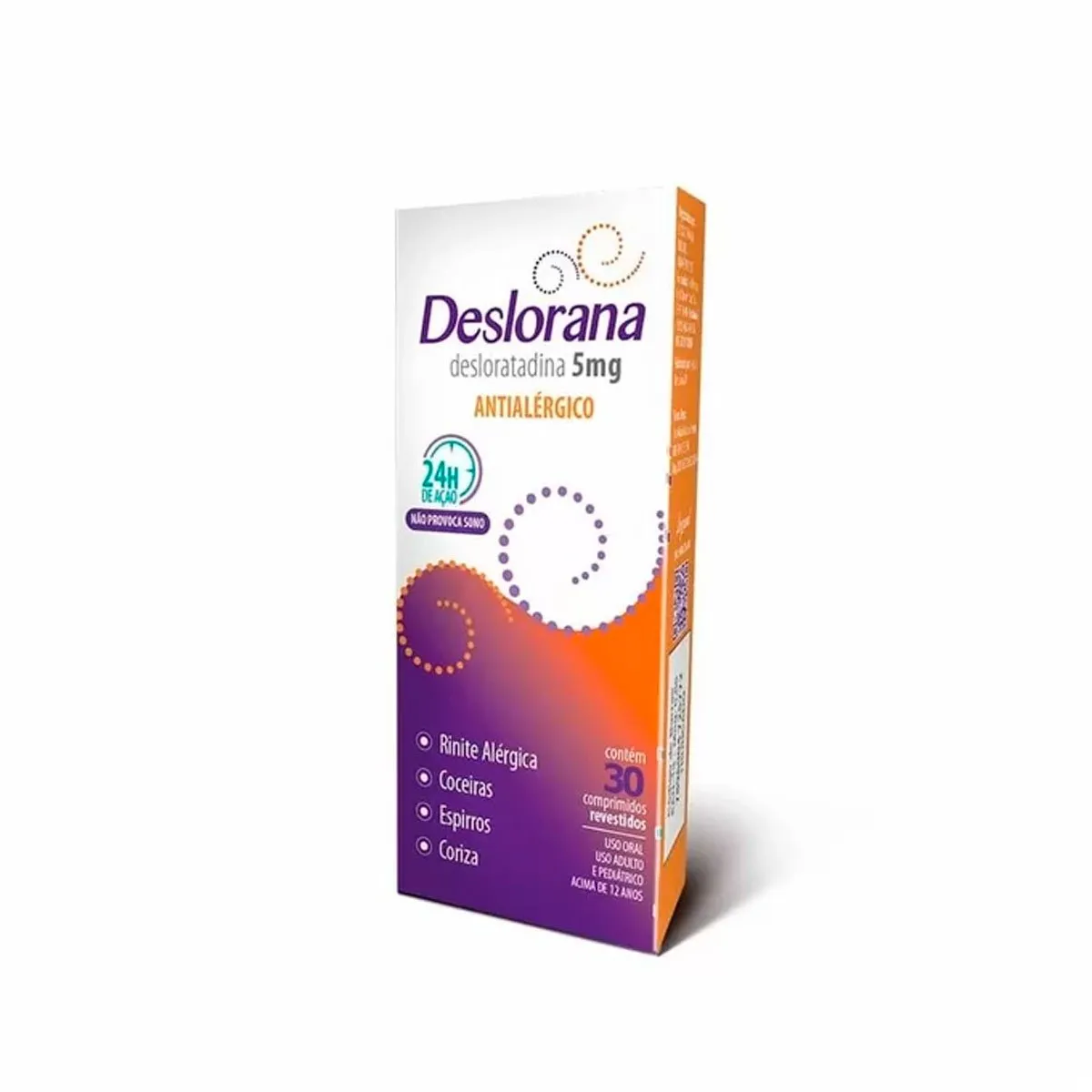 Deslorana 5mg 30 Comprimidos Revestidos Legrand Similar