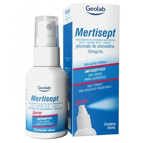 Mertsept 10mg/mL Solução Tópica 45mL Geolab Similar