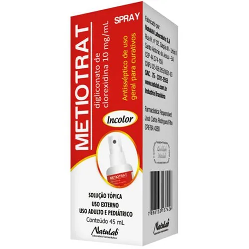 Metiotrat 10mg/mL Solução Tópica Spray 45mL Natulab Similar