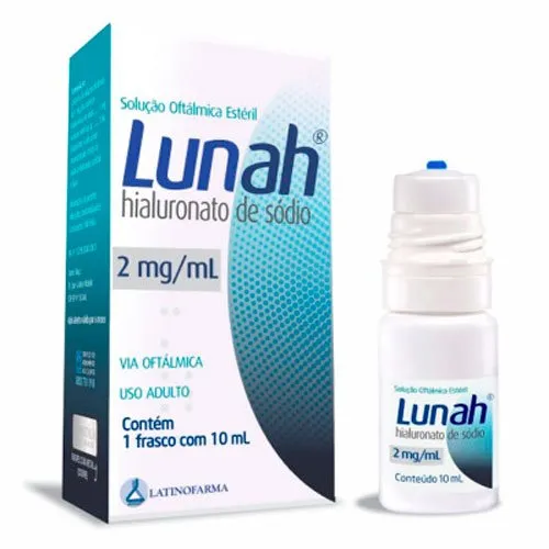 Lunah 2mg/mL Solução Oftamológica 10mL Cristália Similar