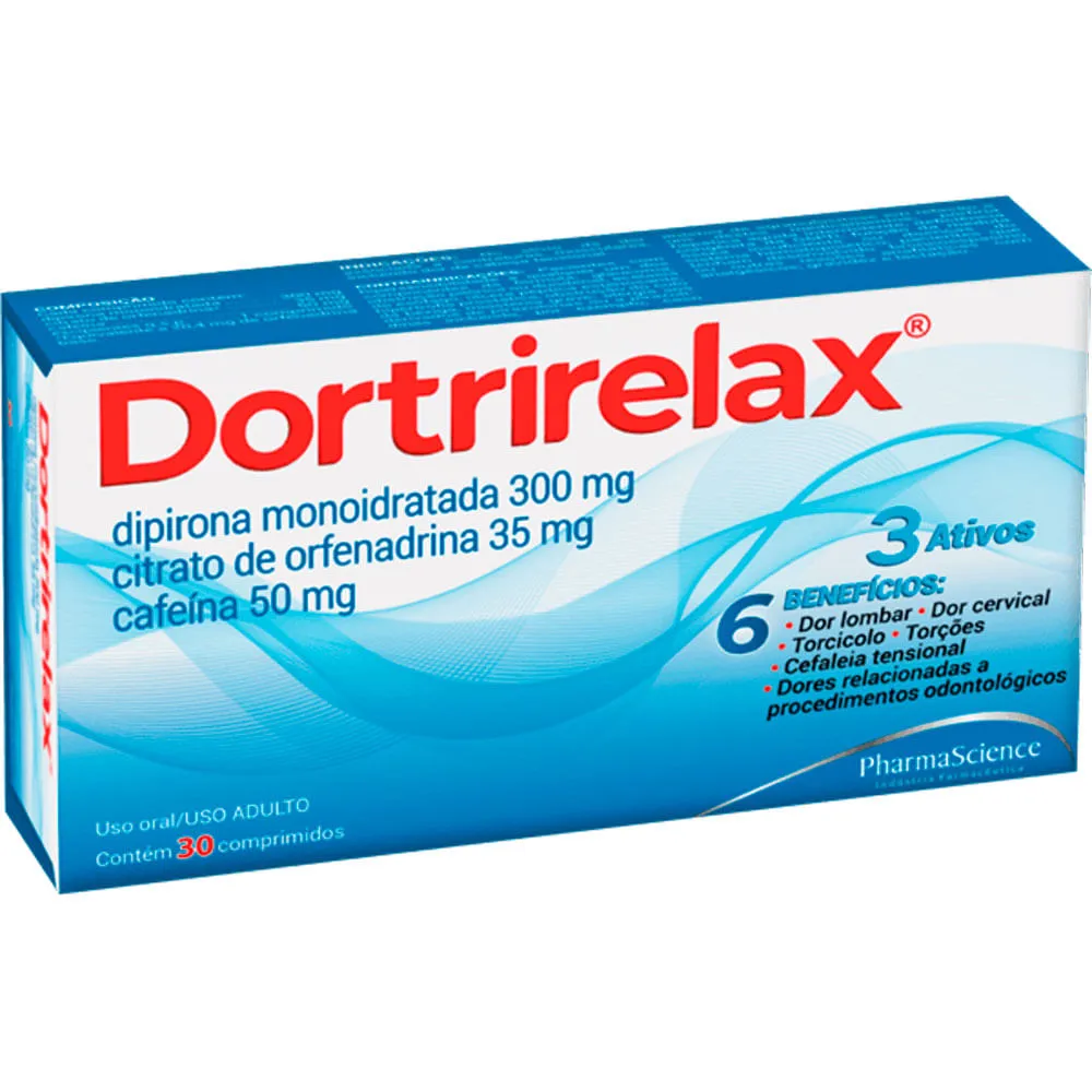 Dortrirelax 35+50+300mg 30 Comprimidos Pharmascience Similar