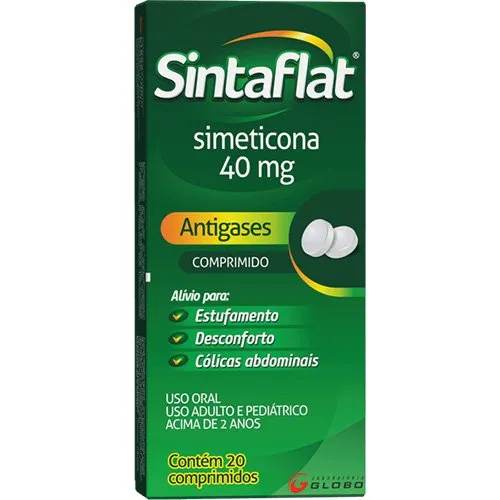 Sintaflat 40mg 20 Comprimidos Globo