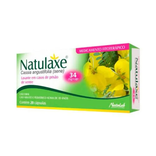 Natulaxe 34mg 20 Cápsulas Natulab Similar
