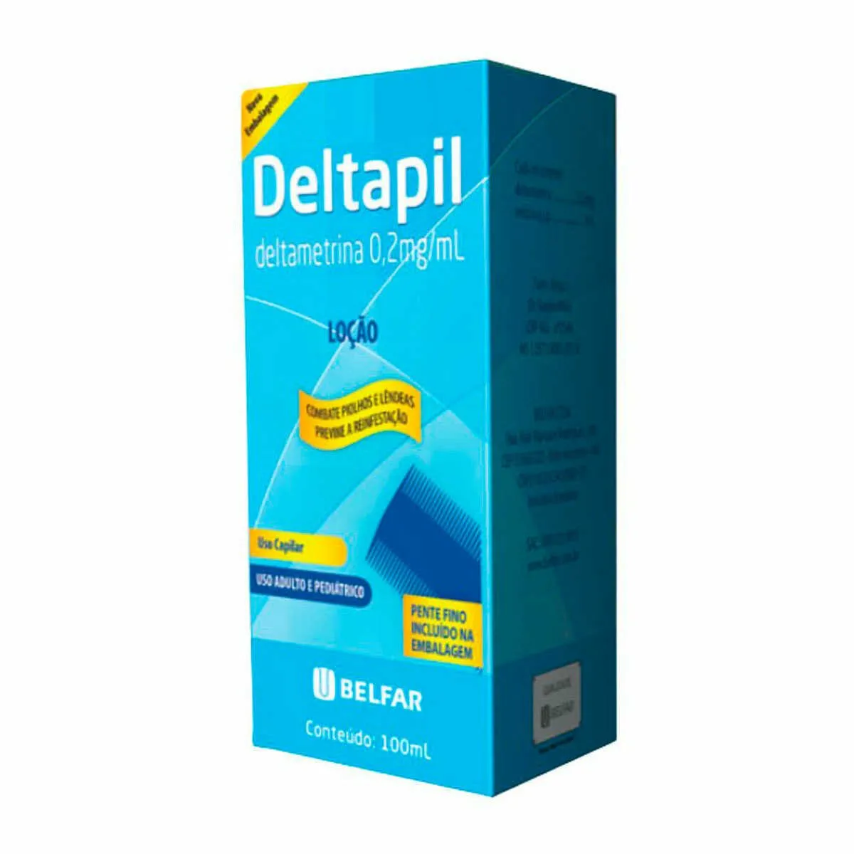 Deltapil 0,2mg/mL Loção 100mL Belfar Similar