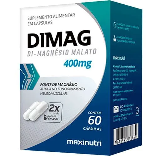 Dimag 400mg 60 Cápsulas Maxinutri