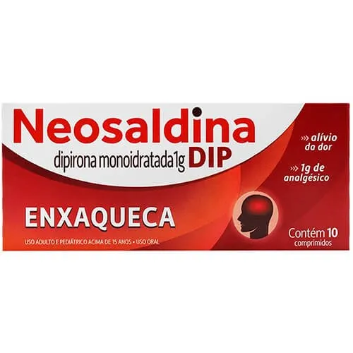 Neosaldina Dip 1g 10 Comprimidos Cosmed
