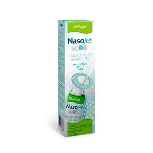 Nasojet Kids 0,9% 100mL Jato Contínuo Natulab Similar