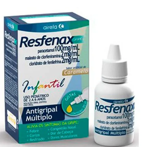 Resfenax C Triplo 20mL Sabor Caramelo Airela Similar