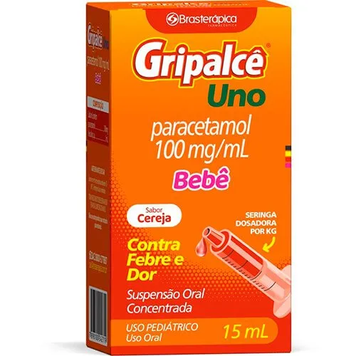 Gripalcê Uno Bebê 100mg/mL Suspensão Oral 15mL Brasterápica Similar