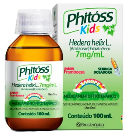 Phitoss Kids 7mg/mL Xarope 100mL - Brasterápica