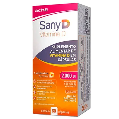 Sany D 2.000UI 60 Cápsulas Ache