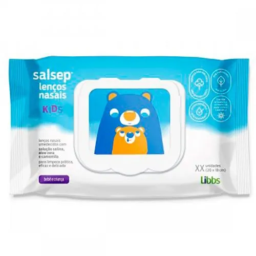 Salsep Lenços Nasais Kids 30 Unidades Libbs