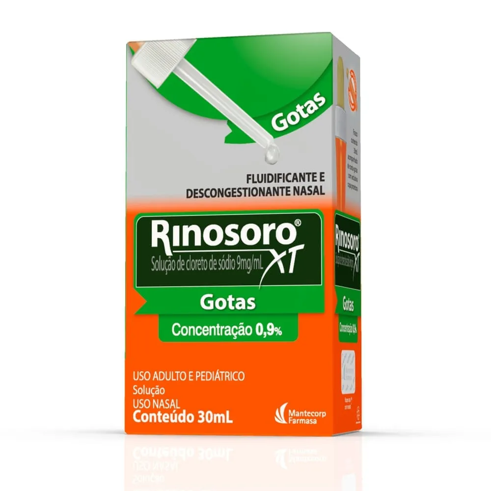 Rinosoro XT Fluidificante Descongestionante Nasal Gotas 30ml
