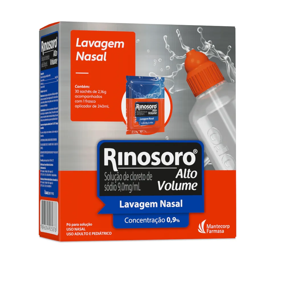 Rinosoro Alto Volume 30 Sachês + Frasco 250Ml