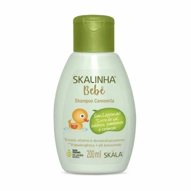 Shampoo Infantil Skalinha Bebê 200ml Camomila