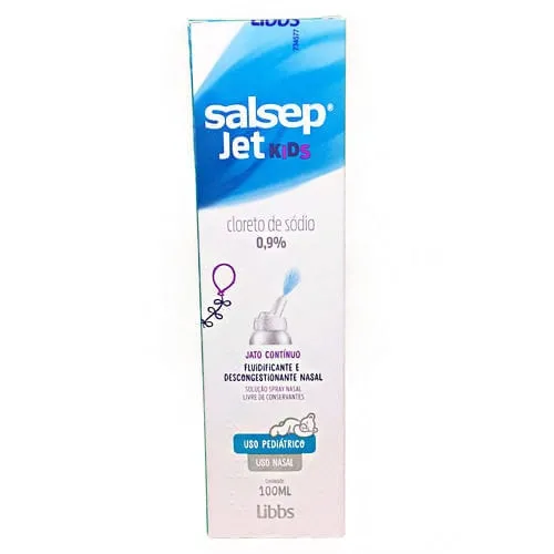 Salsep Jet Kids Solução Spray Nasal 0,9% 100ml