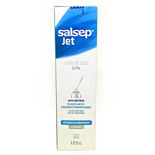 Salsep Jet Solução Spray Nasal 0,9% 100ml