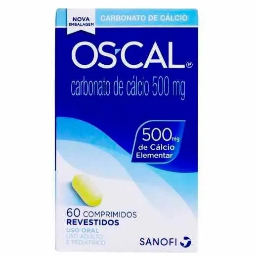 Oscal 500 500mg 60 Comprimidos Revestidos