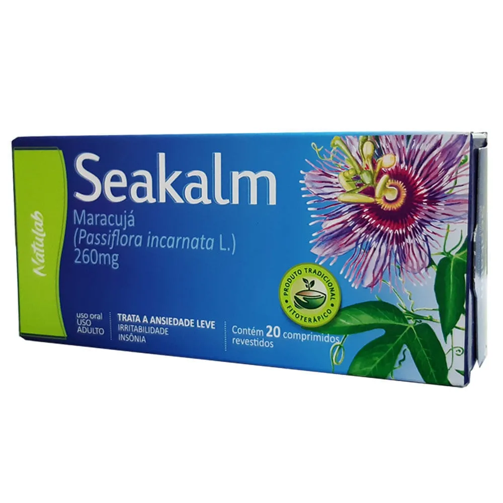 Seakalm 260mg 20 Comprimidos Revestidos