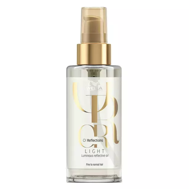 óleo capilar oil reflections light 100ml - Wella professionals