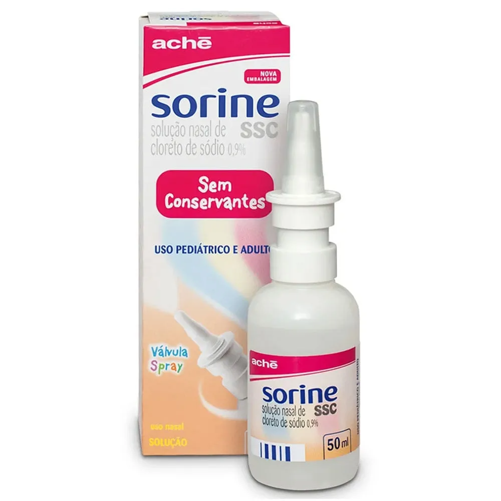 Sorine Ssc Solução Nasal Spray 9,0mg/ml 50ml