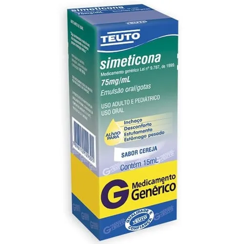 Simeticona Gotas 75mg/ml 15ml Genérico Teuto