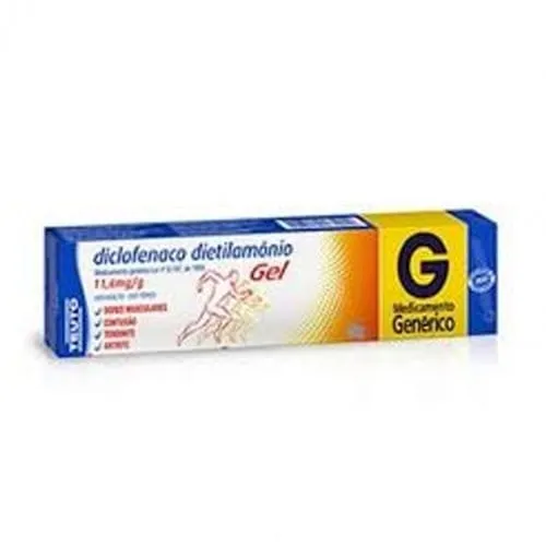 Diclofenaco Dietilamonio Gel 10mg/g 60g Genérico Teuto