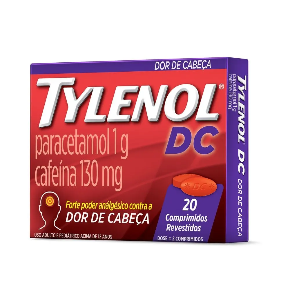 Tylenol DC 1g + 130mg 20 Comprimidos