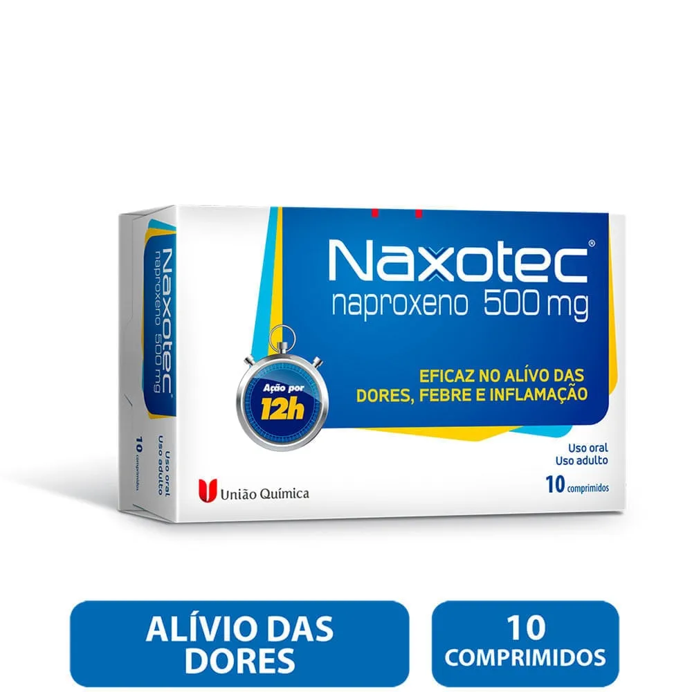 Naxotec 500mg 10 Comprimidos