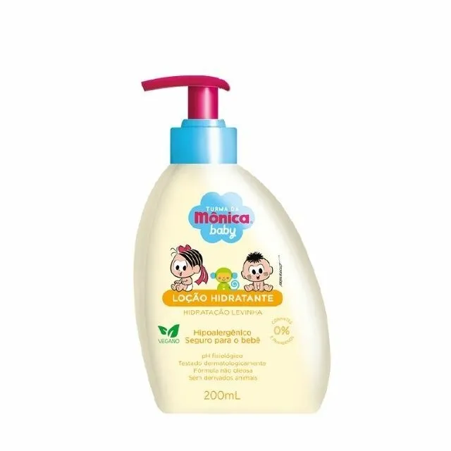 Hidratante Infantil Turma Da Mônica 200ml Levinha
