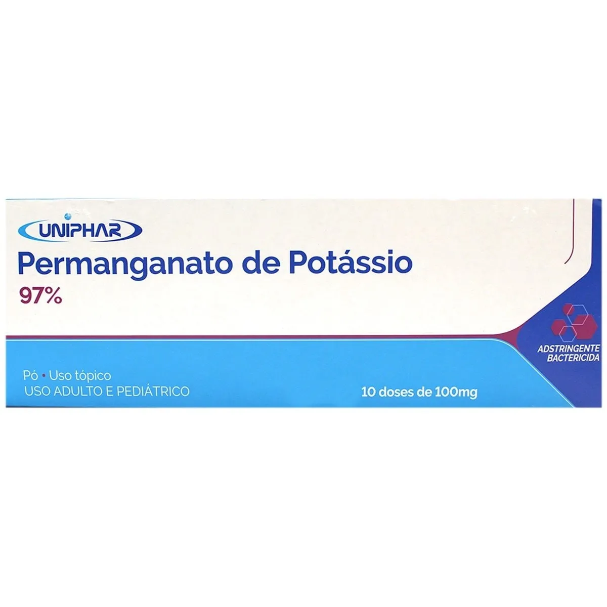 Permanganato de Potássio 97% Pó 100mg