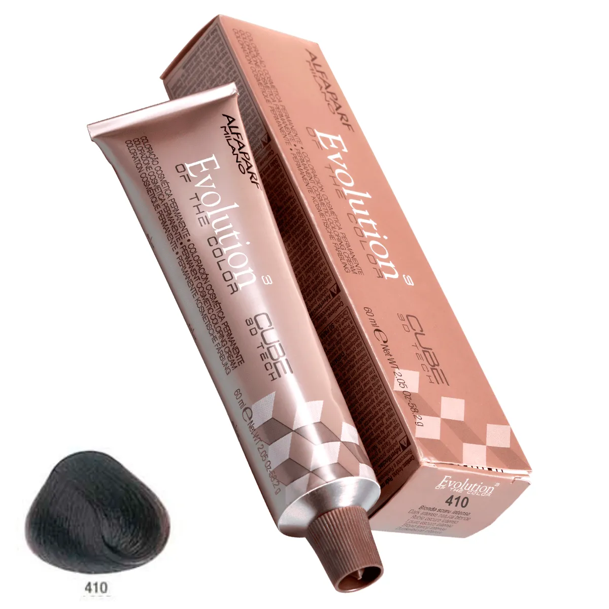 Coloração Evolution Of The Color 60ml Alfaparf 410 Grafite