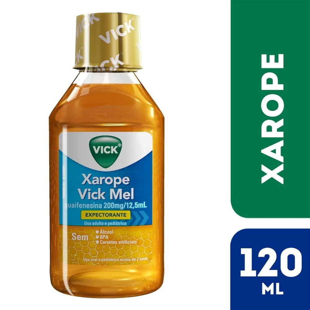 Xarope Vick Mel Expectorante 200mg/ml 120ml