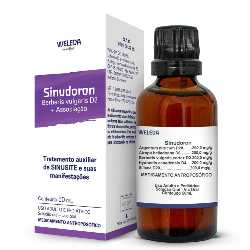Sinudoron Weleda Solução Oral 50ml