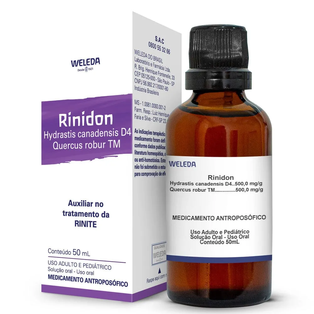 Rinidon Weleda Solução Oral 50ml