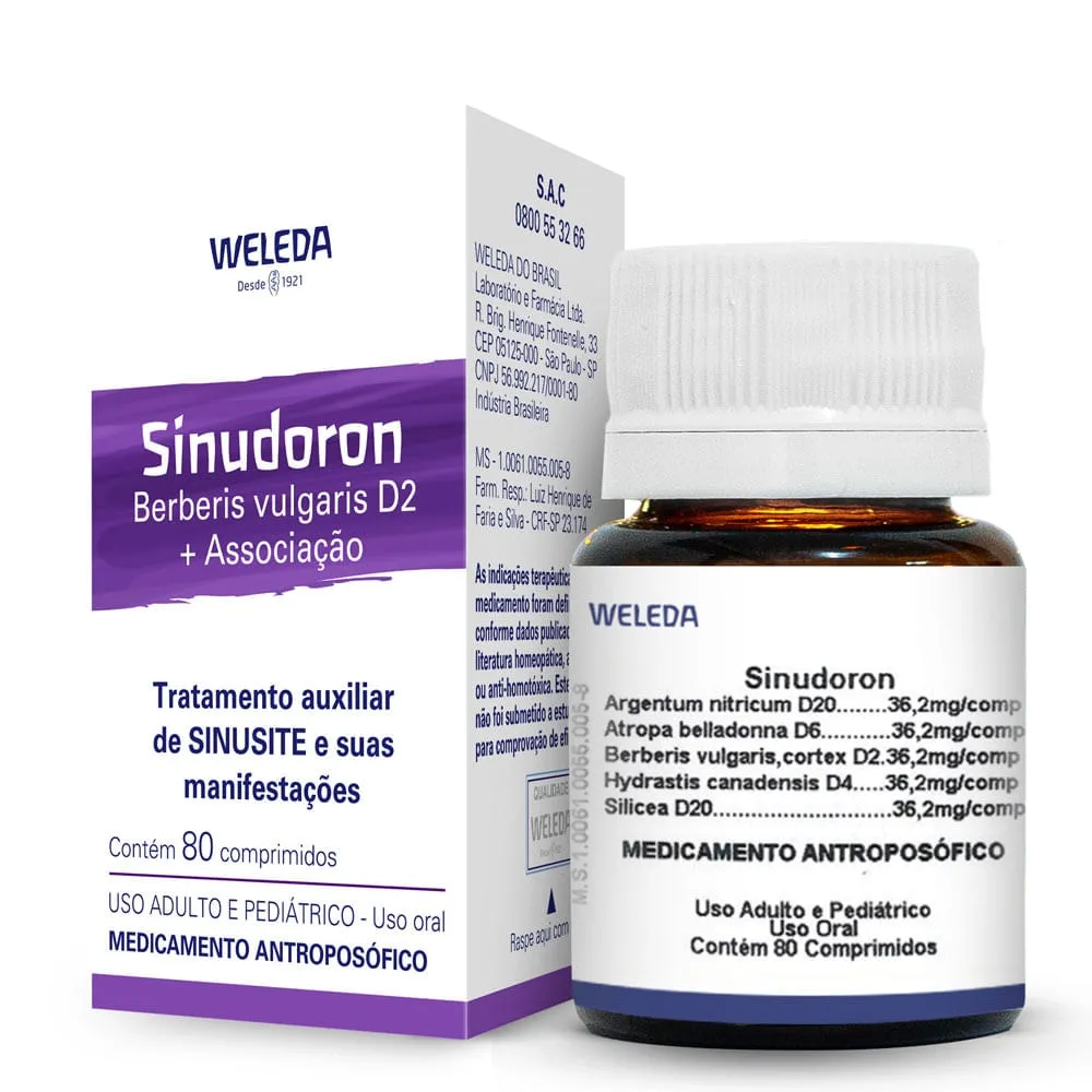Sinudoron Weleda 80 Comprimidos