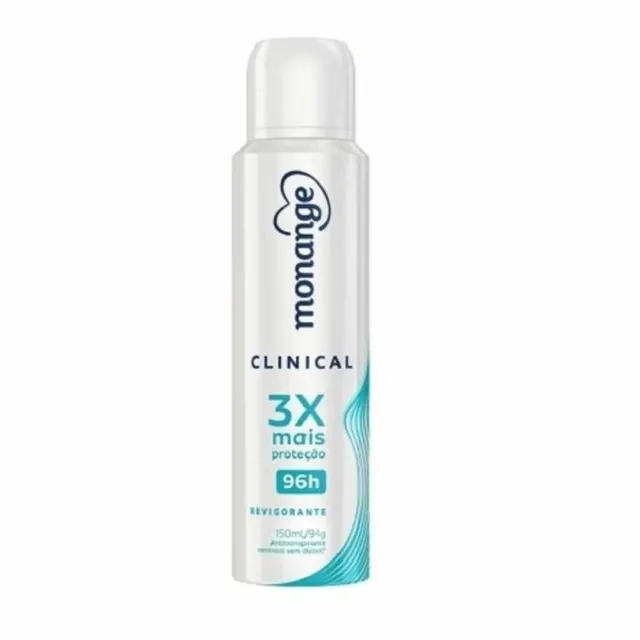 Desodorante Aerosol Monange Clinical 94g Revigorante