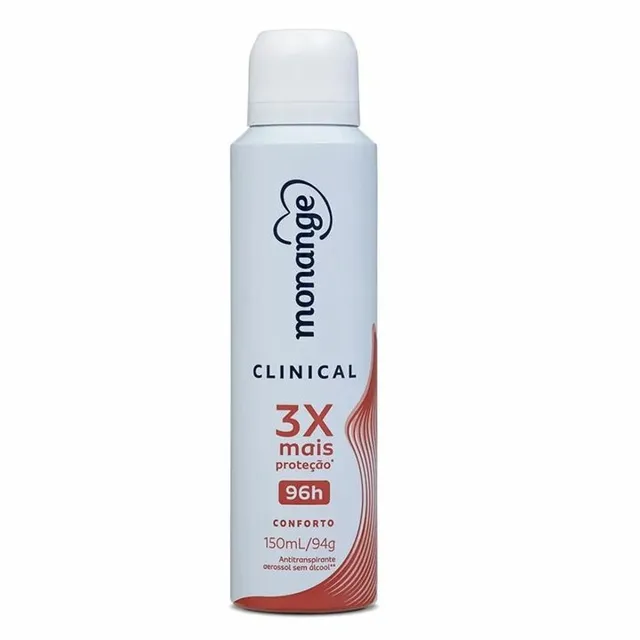 Desodorante Aerosol Monange Clinical 94g Confort
