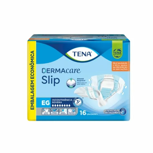 Fraldas Tena Dermacare Slip Eg 16 unidades