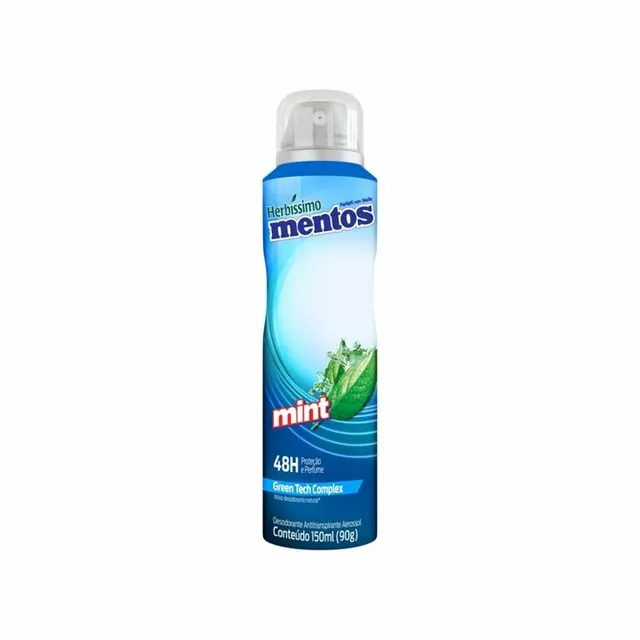 Desodorante Aerosol Herbissimo Mentos 300ml Mint