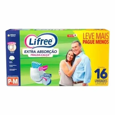 Fralda Calca Geriatrica Extra Abs [P/M] 16Un