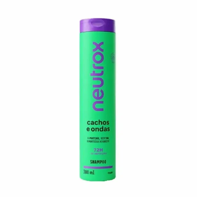Shampoo Neutrox 300ml Cachos E Ondas