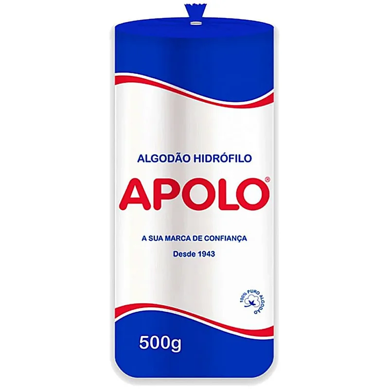 Algodão Rolo C/ Alça 500g Apolo