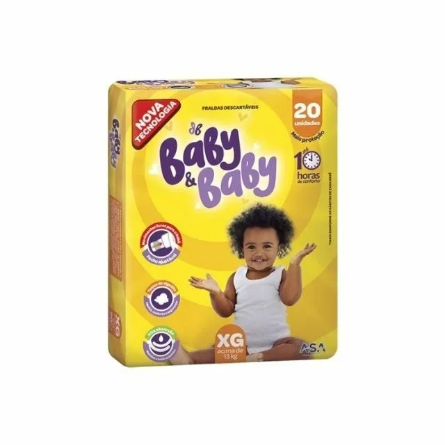 Fralda Baby&Baby Econômica (Xg) 20 Unidades