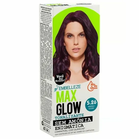 Tintura Maxglow 5.26 Ton Marsala Escuro